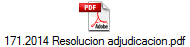 171.2014 Resolucion adjudicacion.pdf