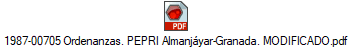 1987-00705 Ordenanzas. PEPRI Almanjyar-Granada. MODIFICADO.pdf