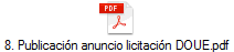 8. Publicacin anuncio licitacin DOUE.pdf