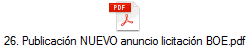 26. Publicacin NUEVO anuncio licitacin BOE.pdf